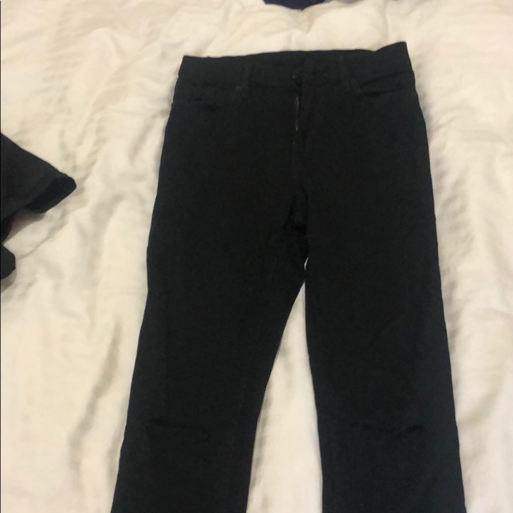 BDG Black Twig high waisted jeans with holes